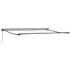 vidaXL Manual Awning Frame Adjustable Anthracite 4 x 2 m Steel