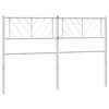 vidaXL Metal Headboard White 135 cm