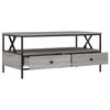 vidaXL Coffee Table Grey Sonoma 100x51x45 cm Engineered Wood