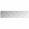 vidaXL Stair Tread Rectangular 2 pcs Silver 80 x 20 cm Aluminium