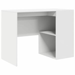 vidaXL Desk White Engineered Wood 102 x 50 x 75 cm