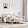 vidaXL Bed Frame with Headboard without Mattress 120x200 cm