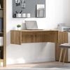 vidaXL Wall-Mounted Desk Artisan Oak 100 x 45 x 30 cm Engineered Wood