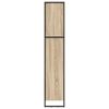 vidaXL Book Cabinet Sonoma 60 x 30 x 155 cm Engineered Wood