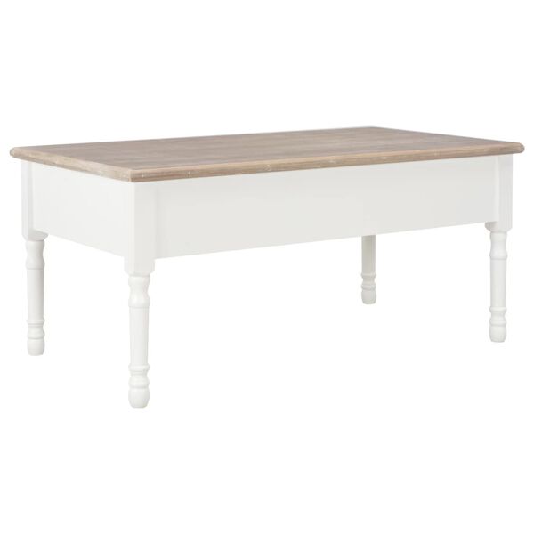 vidaXL Coffee Table White 100x55x45 cm Wood