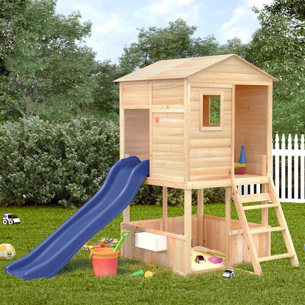 vidaXL Outdoor Playset Solid Wood Fir