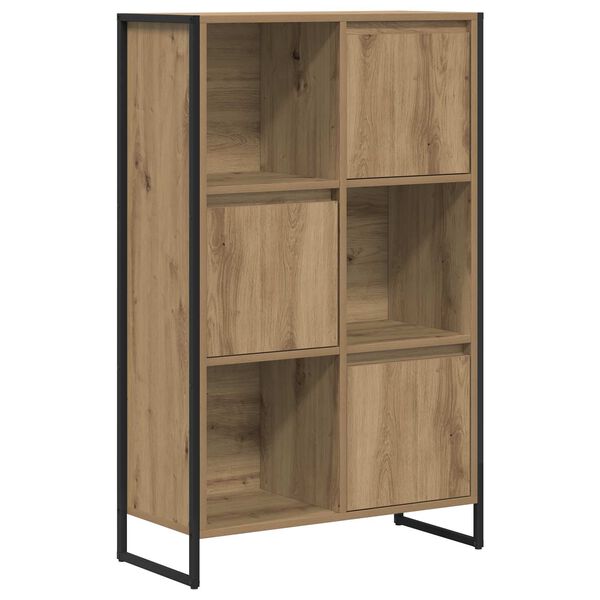 vidaXL Book Cabinet Artisian Oak 68 x 30 x 108.5 cm Engineered Wood