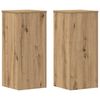 vidaXL Plant Stand 2 pcs Oak 30 x 30 x 70 cm Engineered Wood