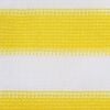 vidaXL Balcony Screen Yellow and White 120x400 cm HDPE