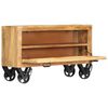 vidaXL Shoe Cabinet 86x35x55 cm Solid Mango Wood