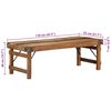 vidaXL Coffee Table Brown 110 x 55 x 40 cm Solid Reclaim Wood