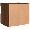 vidaXL Bedside Cabinet with LED Lights Brown Oak 50x40x45 cm