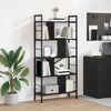 vidaXL Bookshelf Black Oak 75 x 30 x 156 cm Engineered Wood