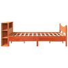 vidaXL Bed Frame without Mattress Wax Brown 140x190 cm Solid Wood Pine