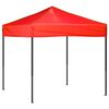 vidaXL Party Tent | Red | 210D oxford fabric, Steel | 2x2 m | Foldable
