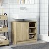 vidaXL Sink Cabinet Sonoma Oak 63x29x55 cm Engineered Wood