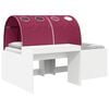 vidaXL Bed with Tunnel 4 pcs Artisian Oak and Red Engineered Wood