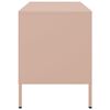 vidaXL TV Cabinets 2 pcs Pink 68x39x50.5 cm Steel
