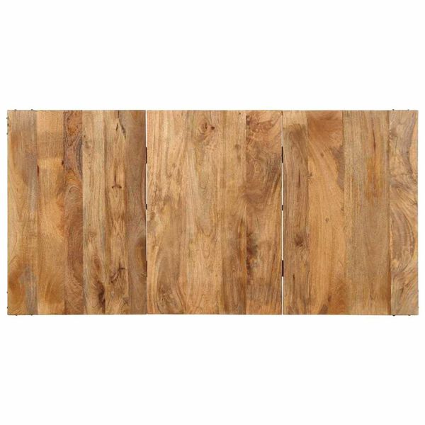 vidaXL Dining Table 160x80x75 cm Solid Wood Mango