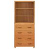 vidaXL Storage Furniture Set with Drawer Brown Engineered wood