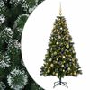 vidaXL Artificial Christmas Tree with Bauble 120 cm 150 LEDs