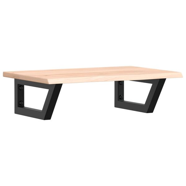 vidaXL Basin Shelf Wall Mounted&nbsp;Steel and&nbsp;Solid Wood Oak