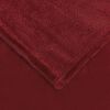 vidaXL Throw Blanket Bordeaux Red 240 x 270 cm Fleece
