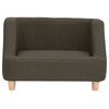 vidaXL Dog Sofa Dark Grey 60x37x39 cm Linen