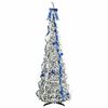 vidaXL Artificial Christmas Tree with 150 LEDs White 180 cm PVC