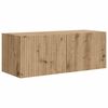 vidaXL TV Wall Cabinet Set 4 pcs Artisan Oak Engineered Wood