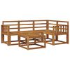vidaXL Outdoor Sofa Set 5 pcs Natural Solid Acacia Wood