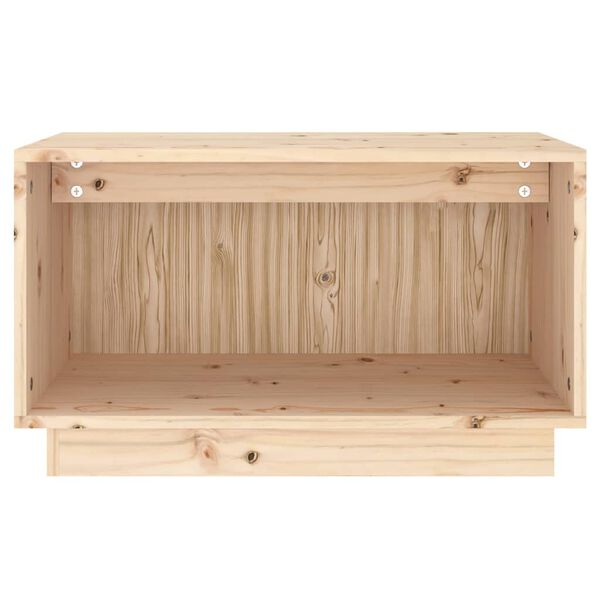 vidaXL TV Cabinet 60x35x35 cm Solid Wood Pine