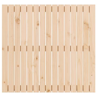 vidaXL Wall Headboard 95.5x3x90 cm Solid Wood Pine