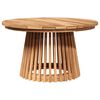 vidaXL Side Table Brown 70 x 70 x 40 cm Solid Teak Wood