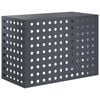 vidaXL Air Conditioner Cover Anthracite 100 x 50 x 70 cm Steel
