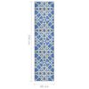 vidaXL Carpet Runner Blue 80x350 cm