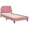 vidaXL Children's Bed Frame with Headboard Pink 80 x 200 cm Velvet