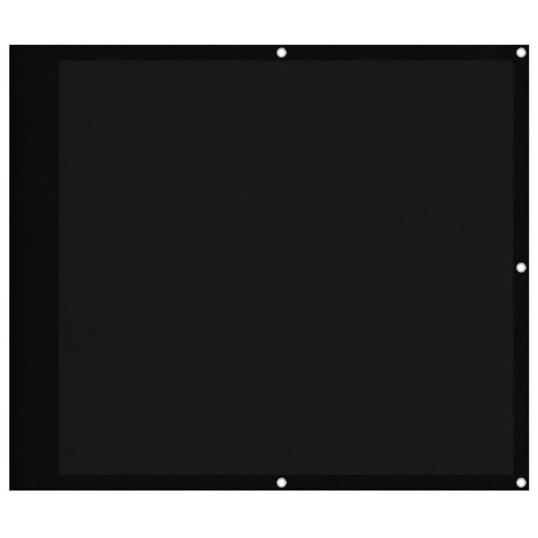 vidaXL Balcony Screen Black 90x700 cm 100% Polyester Oxford