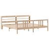 vidaXL Bed Frame with Headboard without Mattress 180x200 cm Super King