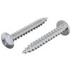 vidaXL Wood Screw 2 pcs Silver &Oslash; 8.6 x 31 mm Iron