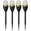 Luxform Solar LED Garden Mini Stake Lights Jive 4 pcs Grey 41466