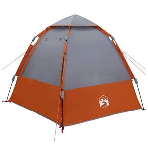 vidaXL Instant Tent with Rainfly 4-Person Quick-Release 185T Polyester