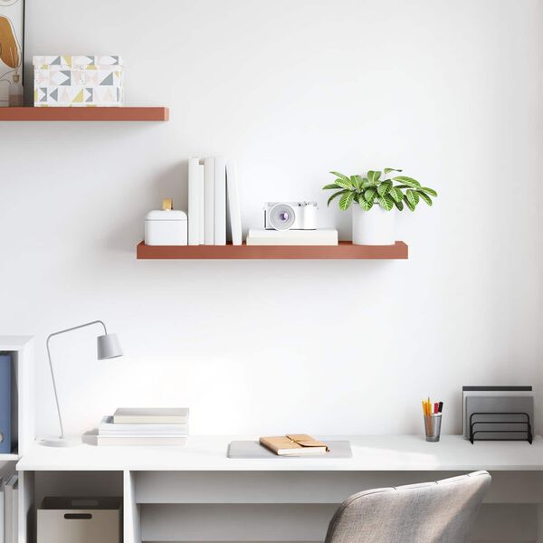 vidaXL Wall Shelf Wall-mounted Red 90 x 23.5 x 4 cm Engineered Wood