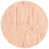 vidaXL Table Top &Oslash;90x4 cm Round Solid Wood Beech