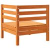 vidaXL Garden Sofa Corner Wax Brown Solid Wood Pine