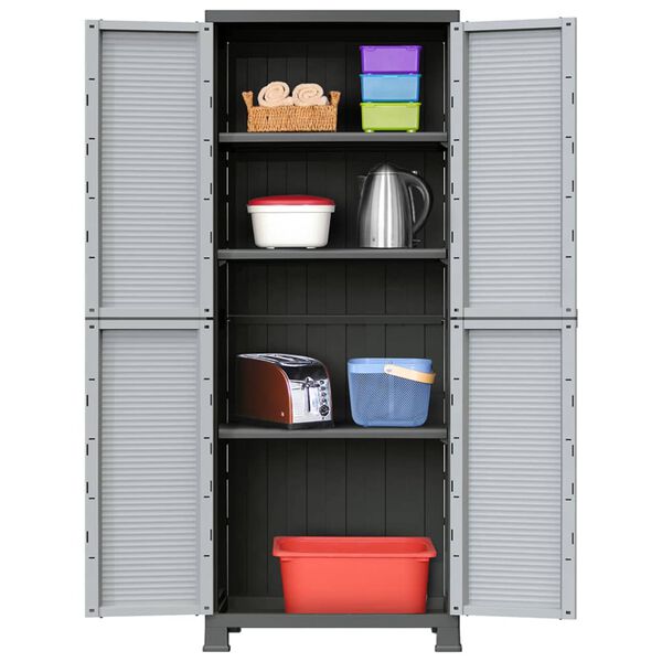 vidaXL Plastic Cabinet 68x39x171.5 cm