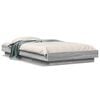 vidaXL Bed Frame without Mattress Grey Sonoma 100x200 cm
