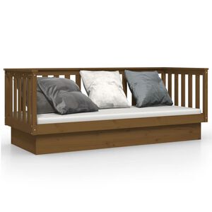 vidaXL Day Bed without Mattress Honey Brown 75x190 cm Solid Wood Pine