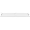 vidaXL Door Canopy Grey 300x100 cm PC