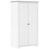 vidaXL Wardrobe "BODO" White 99x53,5x173 cm Solid Wood Pine
